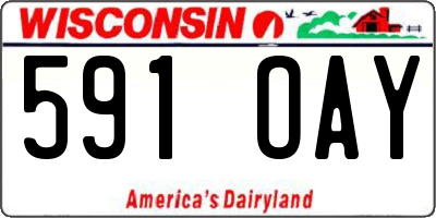 WI license plate 591OAY