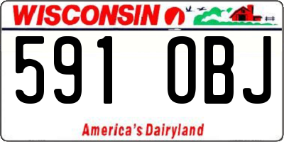 WI license plate 591OBJ