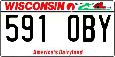 WI license plate 591OBY