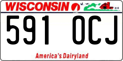 WI license plate 591OCJ