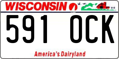 WI license plate 591OCK