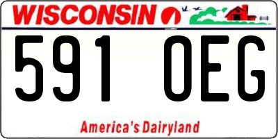 WI license plate 591OEG