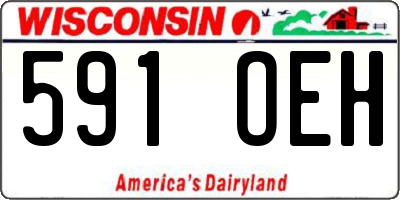 WI license plate 591OEH
