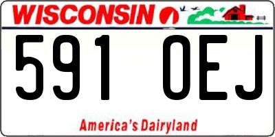 WI license plate 591OEJ