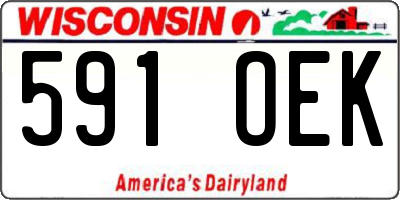 WI license plate 591OEK