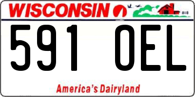 WI license plate 591OEL