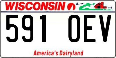 WI license plate 591OEV