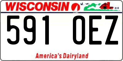 WI license plate 591OEZ