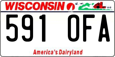 WI license plate 591OFA