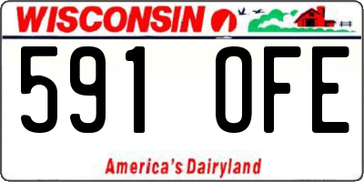 WI license plate 591OFE