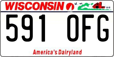 WI license plate 591OFG