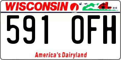 WI license plate 591OFH