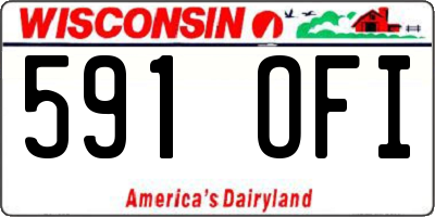 WI license plate 591OFI