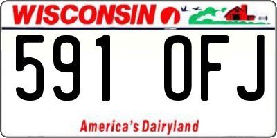 WI license plate 591OFJ