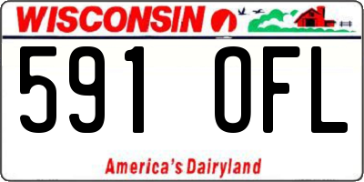 WI license plate 591OFL