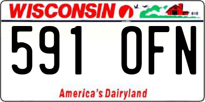 WI license plate 591OFN