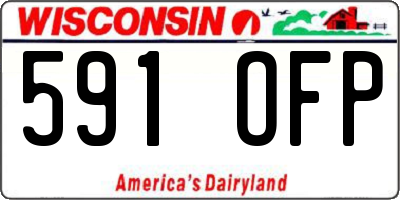 WI license plate 591OFP