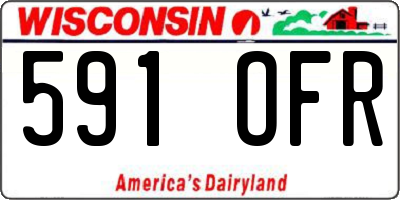 WI license plate 591OFR
