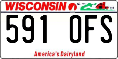 WI license plate 591OFS