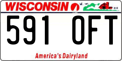 WI license plate 591OFT