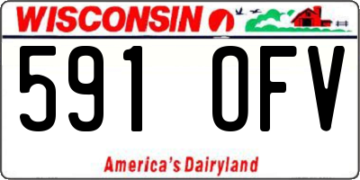 WI license plate 591OFV