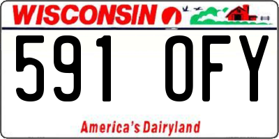 WI license plate 591OFY