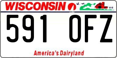 WI license plate 591OFZ