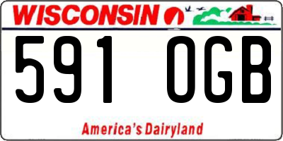 WI license plate 591OGB