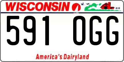 WI license plate 591OGG