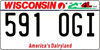 WI license plate 591OGI