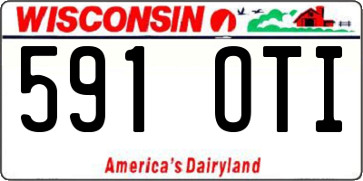 WI license plate 591OTI