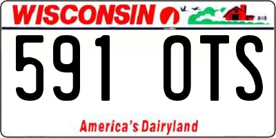 WI license plate 591OTS