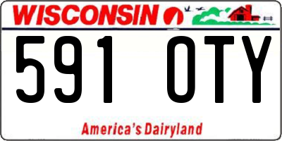 WI license plate 591OTY