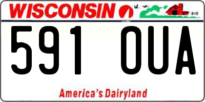 WI license plate 591OUA