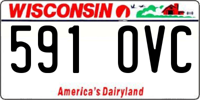 WI license plate 591OVC