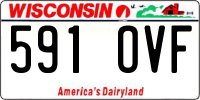 WI license plate 591OVF