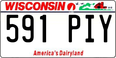 WI license plate 591PIY