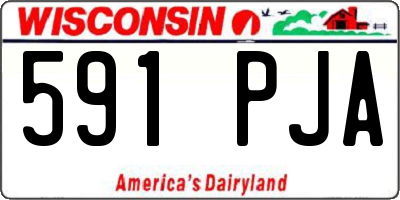 WI license plate 591PJA