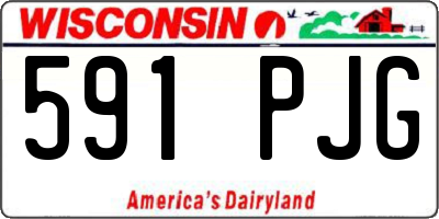 WI license plate 591PJG