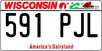 WI license plate 591PJL