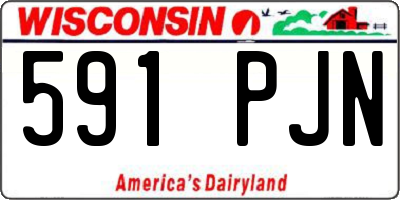 WI license plate 591PJN