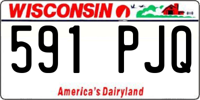 WI license plate 591PJQ