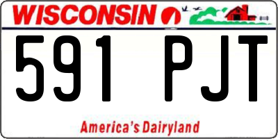 WI license plate 591PJT