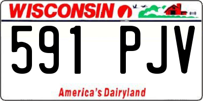 WI license plate 591PJV