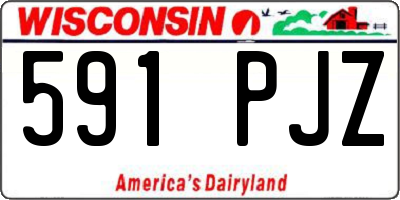 WI license plate 591PJZ