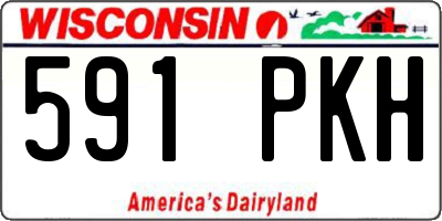 WI license plate 591PKH