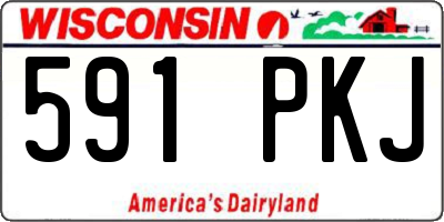 WI license plate 591PKJ