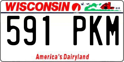 WI license plate 591PKM