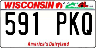 WI license plate 591PKQ