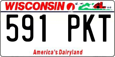 WI license plate 591PKT